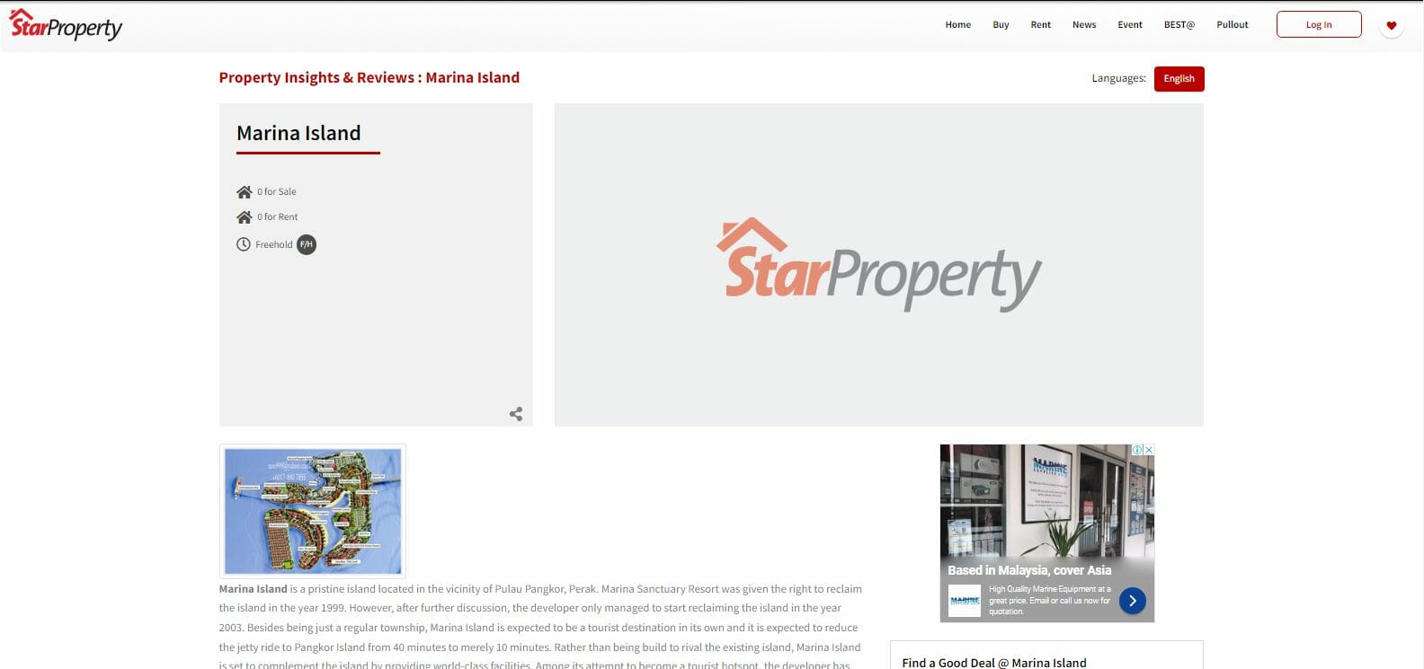 The Star 7 May 2021 (Article) 1 Marina Island Pangkor - Family Vacation in Manjung Perak The Star (7 May 2021)