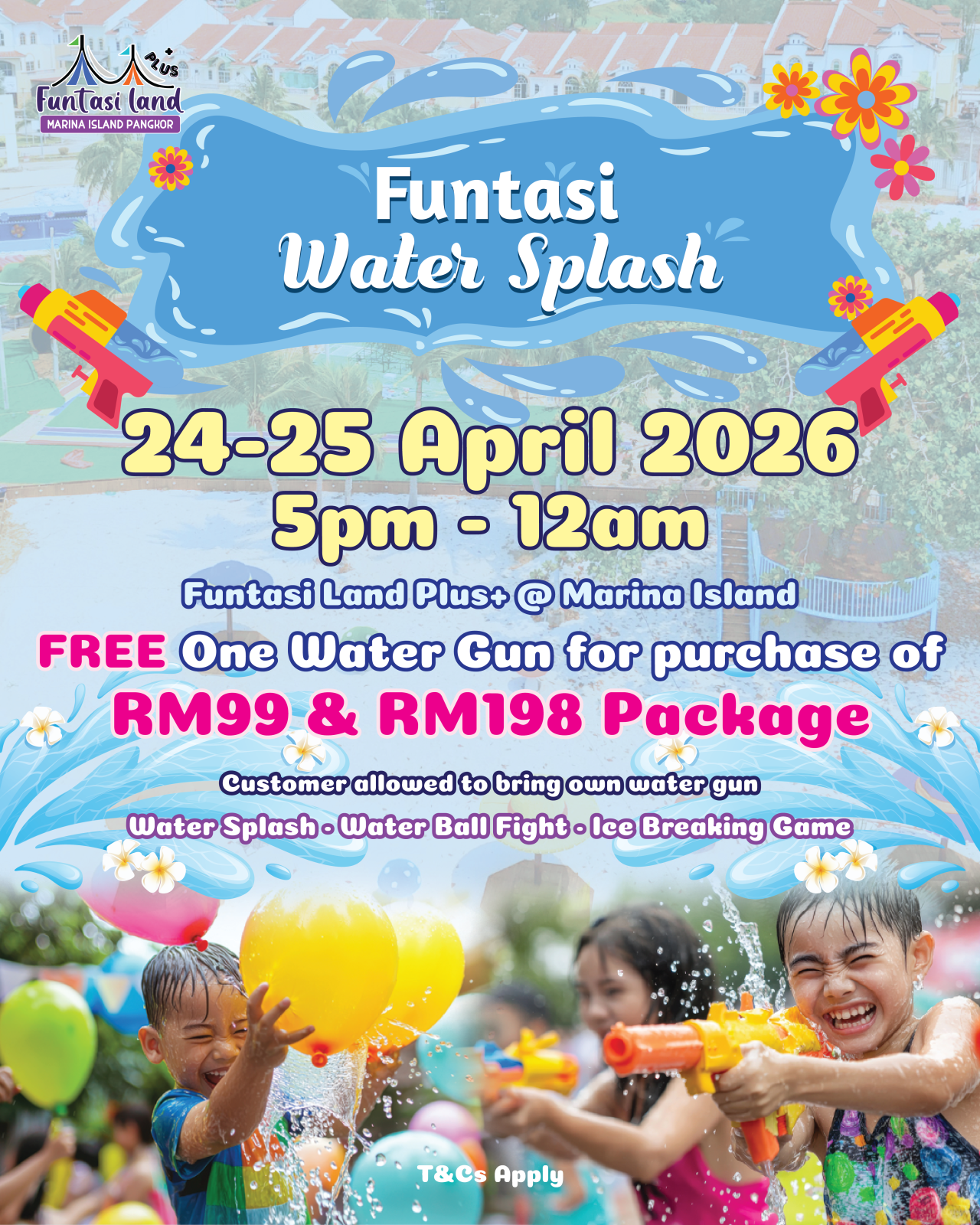 Funtasi Water Splash @ Marina Island